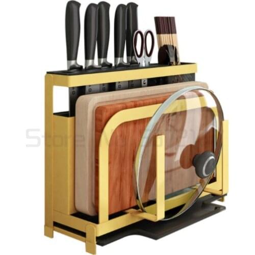 Kitchen shelf multi function cover knife storage knife holder cutting board chopping board chopping board cutter board rack