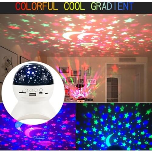 Sky Projector Lamp Led Starry Sky Light DC5V USB Bluetooth Music Bedside Lamp Bedroom Kids Gift Lamp LED Starry Sky Night Light