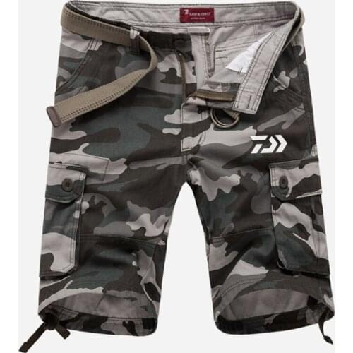 2021 Man Camouflage Outdoor Short Pants New Fishing Trousers Summer Daiwa Quick Drying Sports Britches Breathable Fishing Shorts
