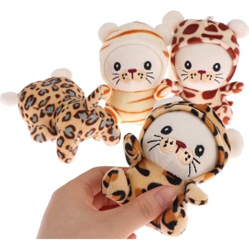 2022 Year New 11CM Tiger Stuffed Plush ToyPendant Gift Keychain Plush Toy Doll