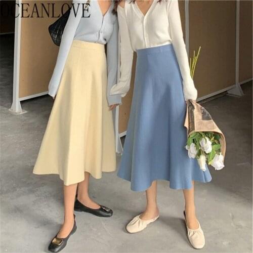Oceanlove Women's Knitted Skirts