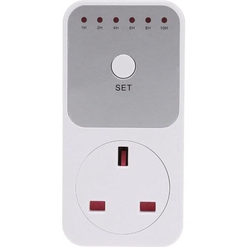 Promotion! Smart Control Countdown Timer Switch Plug-In Socket Auto Shut Off Outlet Uk Plug
