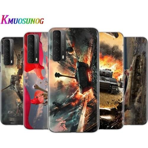 Transparent Cover World Of Tanks For Huaeri Y9S Y9A Y9 Y8P Y8S Y7 Y7A Y7P Y6P Y6S Y6 Y5P Y5 Pro Phone Case