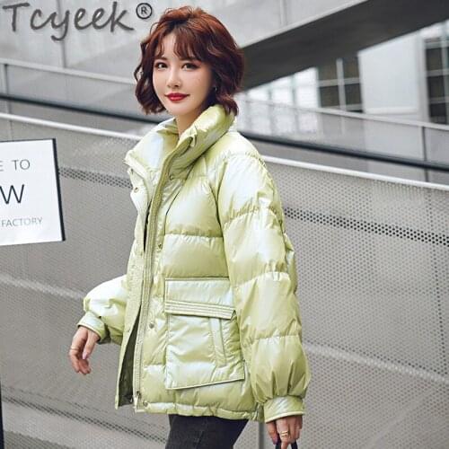 Down Womens Jacket Short Coat Female Winter Parkas White Duck Down Jackets Korean Clothes Fashion Mujer Chaqueta 4488