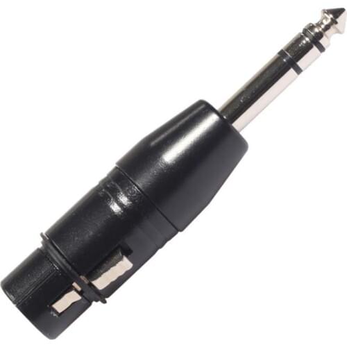 XLR Female to 6.35mm 1/4 Inch TRS Male Adapter Converter Mic AudioLine