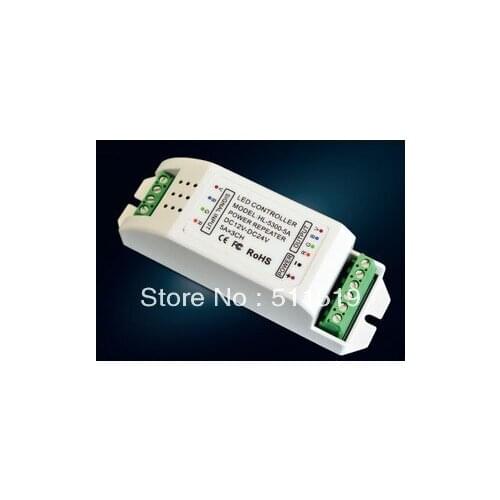 LED 6A constant voltage power repeater,input voltage 12-24v ,output voltage12-24v,3 channel output