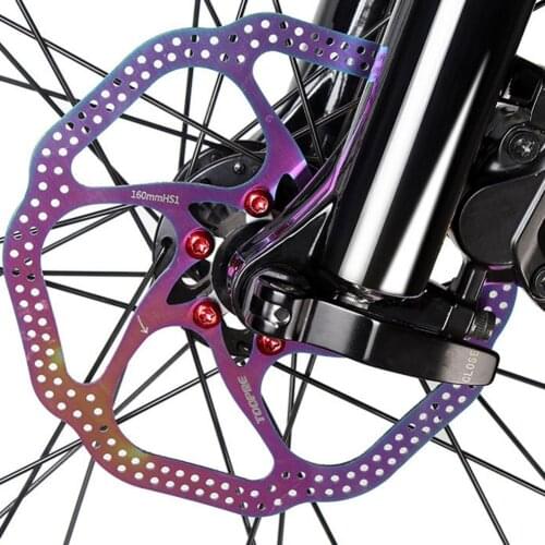 180mm/160mm Stainless Steel Bike Rotor Brake Disc MTB Cycling Brake Pad For Mountain Road Cruiser Bikes Bicycle Parts