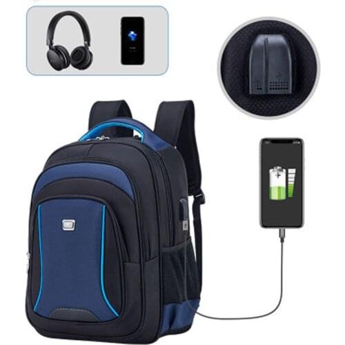 36-55L Outdoor Travel Large Capacity Backpack Business Computer Bag USB Recharging Multi-layer Space Travel Male Bag