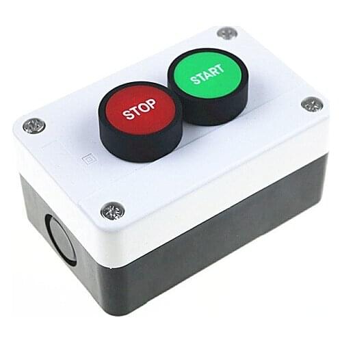 Start stop self sealing waterproof button switch emergency stop industrial handhold control box