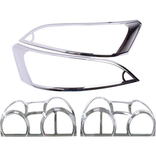 High Quality ABS Front Chrome Headlamp Lens Cover Garrison NV200 Rear Headlamp Lens Fit for Nissan 2010-2016 Car Style