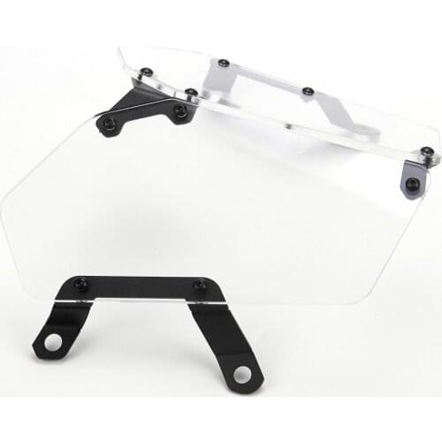 Motorcycle Headlight Protection For Yamaha Tenere 700 2019-2020 Glass Large Lampshade Protective Frame Guard Lense Cover