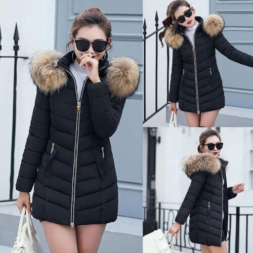 40# Women Winter Jacket Fashion Solid Women Casual Comfortable And Warm Thicker Winter Slim Coat Overcoat Куртка Зимняя Женская