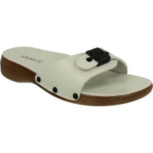 Ladies Slippers Ceyo Brand Comfortable Orthopedic 2021 Moda Made in Turkey Aesthetic Stylish Design Daily Use Cream Black Gray