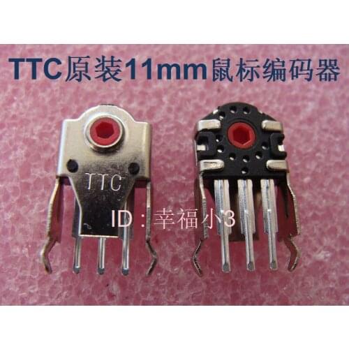 1pc Original TTC Mouse Encoder Mouse Decoder Universal for Rapoo A4tech Height 11mm Red Core