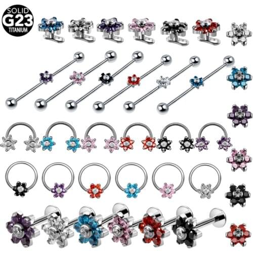 1PC Titanium Nose Ring Mirco Dermal Anchor Piercings Rook Helix Conch Piercings Lip Piercings Ear Industrial Captive Bead Ring