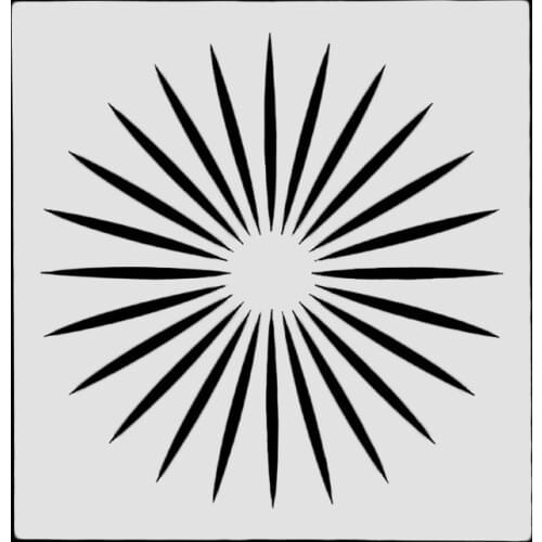 13*13 Sun Layering Stencils for Diy scrapbook/photo album Decorative Embossing coloring,painting stencil,home decor