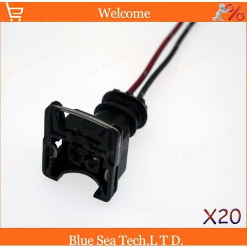 20 PCS 2 Pin 3.5mm female Oil nozzle wire plug/connector,Auto senser electrical cable plug for car ect