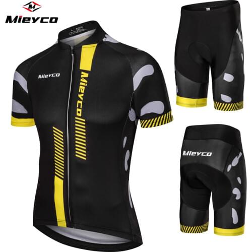 2020 Mens Summer Cycling Jersey Short Sleeve Mesh Breathable Off Road Bike T Shirt Quick dry Bicycle Cycle Clothing pants sets