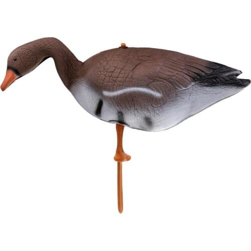 3D Realistic Gear Decoy Stake Plastic Scarer Hunting Floating Female Duck Decoy Goose Garden Lawn Ornaments Crow Bird Scarer
