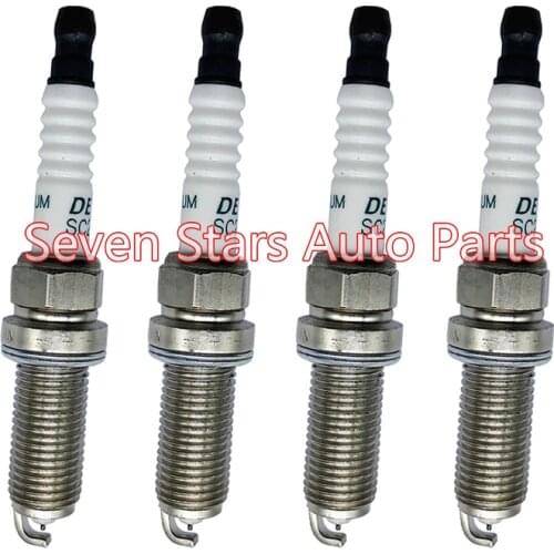 4PCS Auto Parts Iridium Spark Plugs For Toyota Lexus Corolla Yaris OEM SC20HR11 3444 90919-01253 9091901253