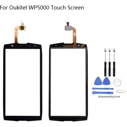 5.7 inch For Oukitel WP5000 Touch Screen Digitizer Glass Original Replacement Parts black For Oukitel WP5000 Touch Screen TP