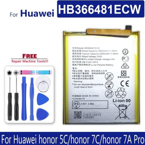 HB366481ECW Battery For Huawei Honor 5C/Honor 7C/Honor 7A Pro /honor5C honor7C honor7A Mobile Bateria