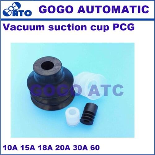 Robot accessories Thin suction cup PCG-10A 15A 18A 20A 30A 60 buffered gold pneumatic nozzle Vacuum Pad industrial suction cup