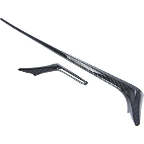 Carbon Fiber Accessories Fit For Lexus ES350 ES300h 2019 2020 2021 Front Center Dashboard Cover Trim Stripes