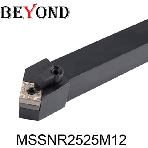 OYYU External Turning Tool Holder 25mm MSSNR Lathe Cnc Boring Bar MSSNR2525M12 MSSNL Tungsten SNMG120408 Carbide Inserts