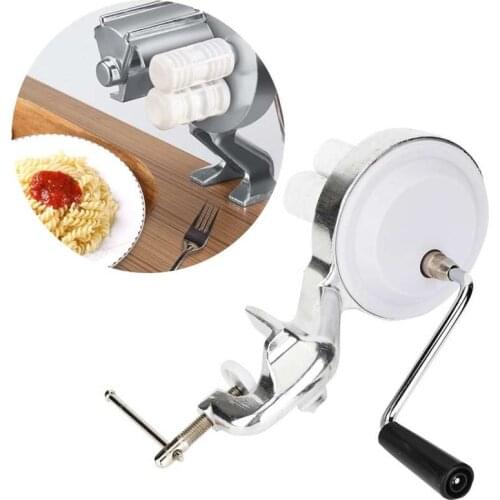 Household Noodle Press Making Machine Manual Noodle Maker Aluminum Alloy Hand Cranking Spaghetti Machine for Home Kitchen