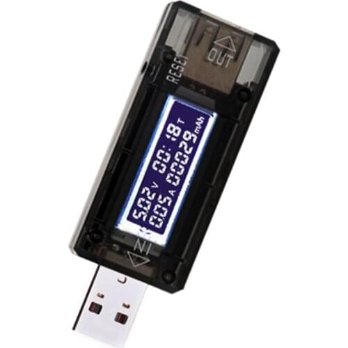 DC 4-30V 0-3A LCD Display Digital Voltmeter Ammeter USB Current Voltage Power Meter Tester Charger Capacity Detector
