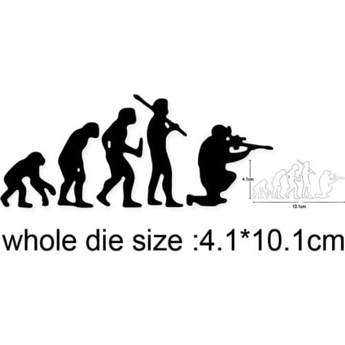 Evolution Archery Shooting Metal Cutting Dies Stencils Diy Scrapbooking dies Cards Paper Embossing Dies Cut Craft Dies New 2020
