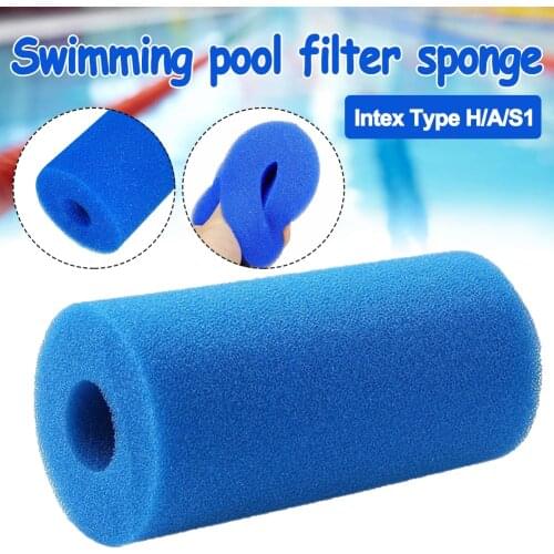 3/5PC Swimming Pool Filter Foam Reusable Washable For Intex S1 Type Pool Filter Sponge Cartridge Suitable Bubble Jetted Pure SPA