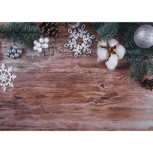 Xmas Ball Wooden Texure Photo Backgrounds Photography Studio Christmas Photo Backdrops Home Decor Family Party Baby Photo Booth