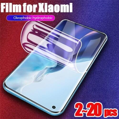 For xiaomi mi 11 pro Hydrogel Film Mi-Note-10 5g MI10T Screen Protector Xiaomi Mi note 10 Lite glass Protective Film Pro mi10