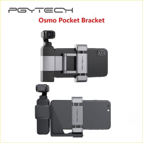 PGYTECH DJI Osmo Pocket Foldable Phone Holder Osmo Pocket Bracket Set for DJI Osmo Pocket Accessory Original In Stock