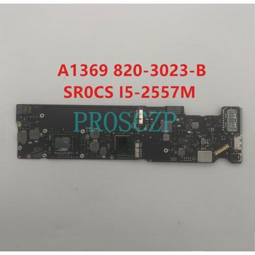 Free shipping For A1369 Laptop motherboard 820-3023-B With SR0CS I5-2557M CPU 100% working well