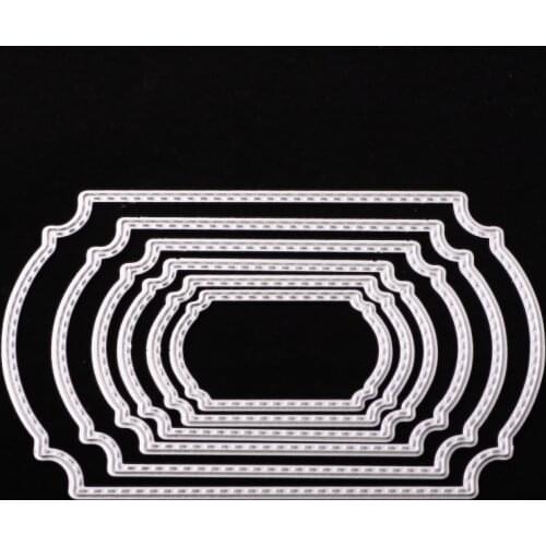 Metal Rectangular frame paper die cutting dies for Scrapbooking/DIY Easter wedding Halloween Easter card