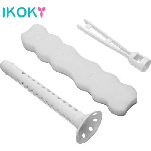 IKOKY Male Masturbator Cleaning Kit Anus Masturbation Device Aircraft Cup Flush Vagina Sex Toys For Men Cleaning Tools