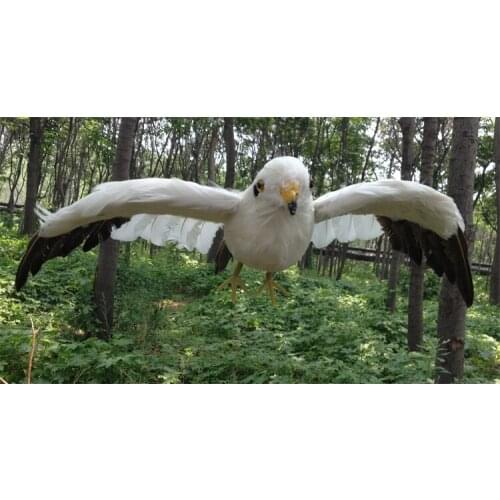 New simulation wings Seagull model foam&furs Seagull doll gift about 42x32cm 2512