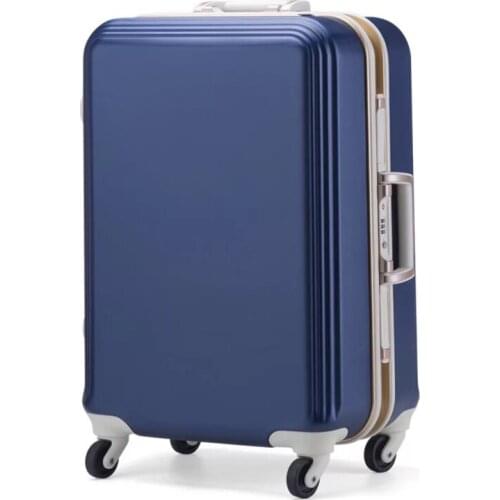 New Fashion Aluminium Frame Trolley Luggage bag Brand Carry On students Trolley Suitcase Women Travel Bag Man Rolling luggage