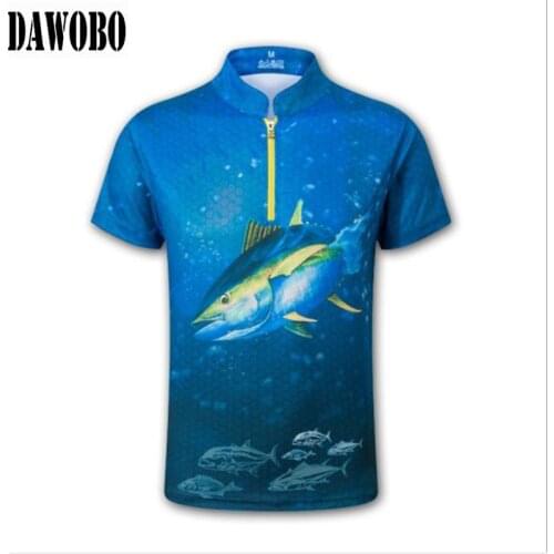 New arrival Outdoor men fishing clothes breathable quick dry Anti UV 40+ Anti mosquito stand collar man fishing Shirts