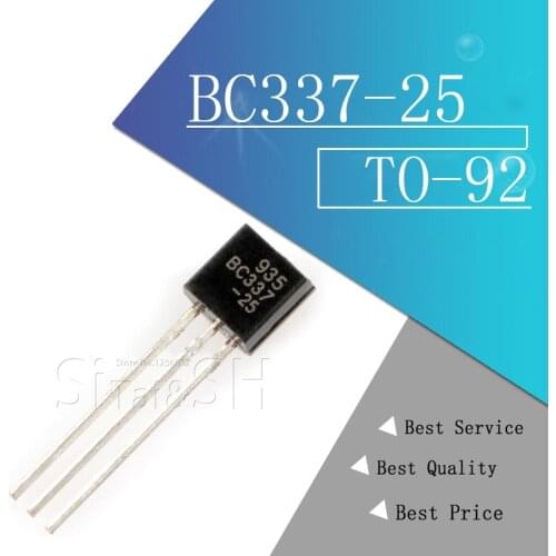 100PCS BC337-25 TO-92 BC337 TO92 new triode transistor