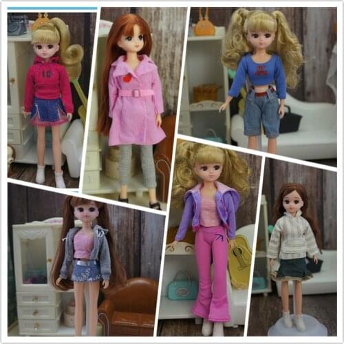 The clothes for Blythe 6 Points Azone Rieger LICCA Doll Clothing 6 Points Baby Clothes gift for girl no doll
