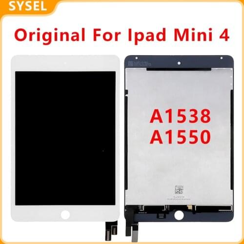 Original For Ipad Mini 4 A1538 A1550 LCD Display Touch Screen Digitizer Panel Glass Assembly For Ipad Mini 4 Replacement