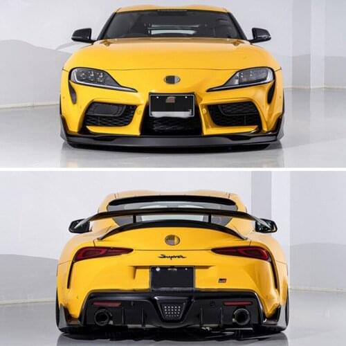 Suitable for Toyota A90 Super Modified Small Surround Aimfan Front Side Skirt Rear Lip Tail Top Wing