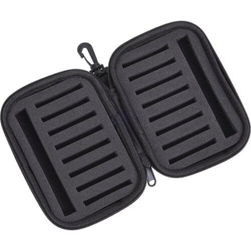 Portabale Fly Fishing Lure Spinner Spoon Bait Foam Box Trout Flies Fishook Fish Hook Hard EVA Storage Case Container Bag