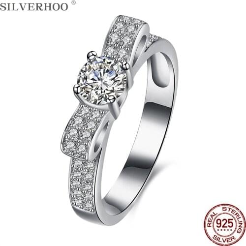 SILVERHOO Women's Rings
