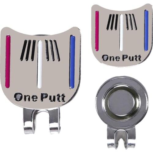 1Pcs Putt Golf Putting Alignment Aiming Tool Ball Marker With Magnetic Hat Clip Wholesale