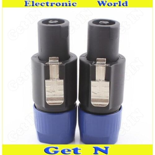 10pcs-100pcs High Quality 4-Pole Cannon XLR Connector for Professional Stereo System 4-Pole Cannon Plug